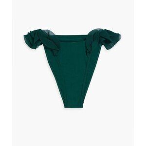 Andrea Iyamah Women's Salama Ruffled High-Rise Bikini Bottom